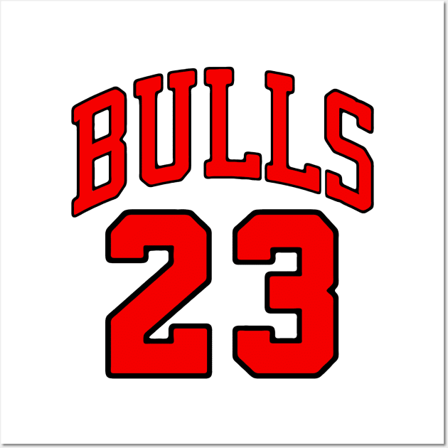 Bulls 23 Wall Art by kancreg